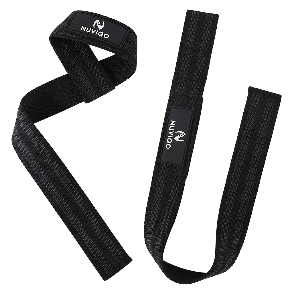 Comfort-padded lifting straps providing wrist support and stability in the gym