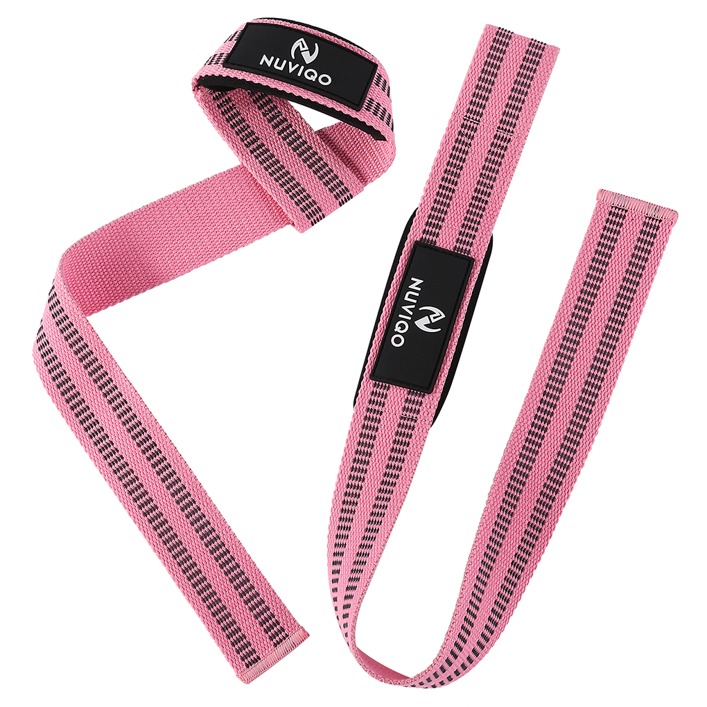 Durable cotton lifting straps for maximum grip support in weight training