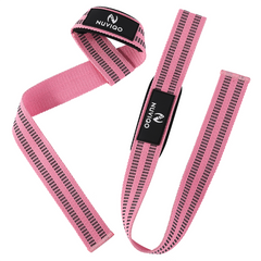 Durable cotton lifting straps for maximum grip support in weight training
