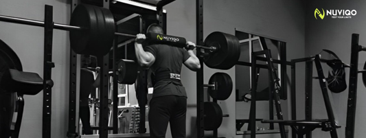 Neck Protection with Nuviqo Barbell Pad 