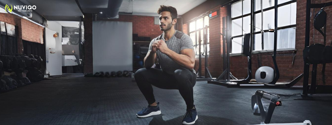 squats with proper gym equipment