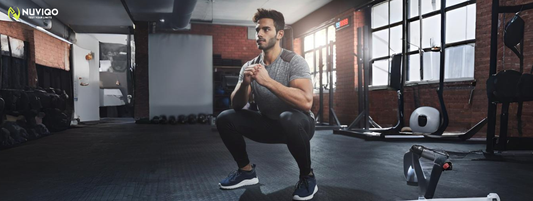 squats with proper gym equipment