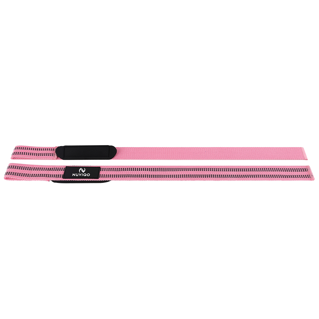 Comfort-padded lifting straps to protect wrists during intense training