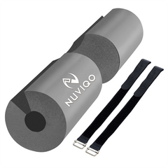 Grey Foam Barbell Pad For Gym Workouts