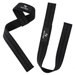 Comfort-padded lifting straps providing wrist support and stability in the gym