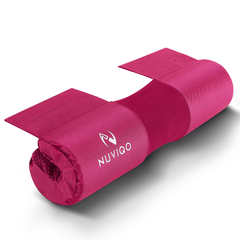 Pink Fabric Barbell Pad For Multiple Exercises 