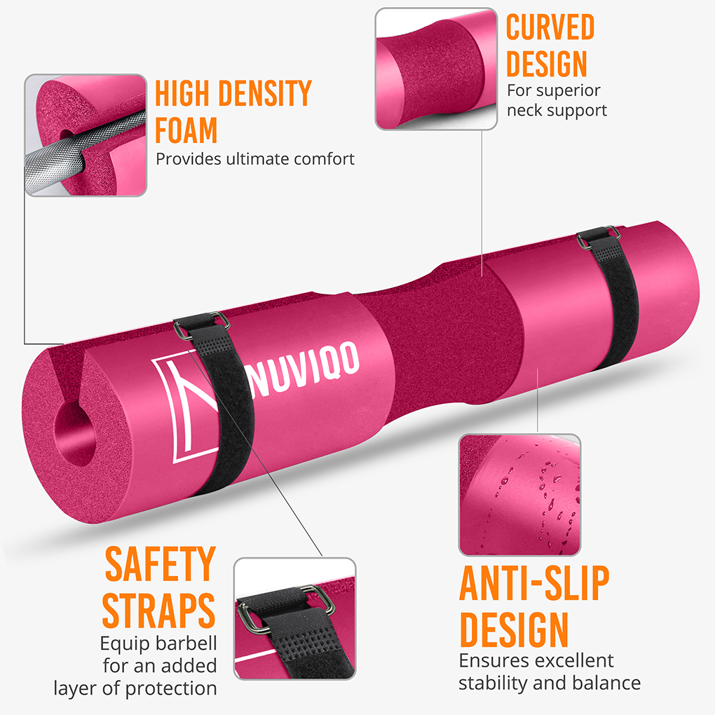Foam-padded barbell attachment for enhanced comfort in weight training