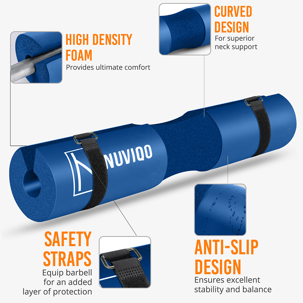 Durable protective foam pad for Olympic barbell training